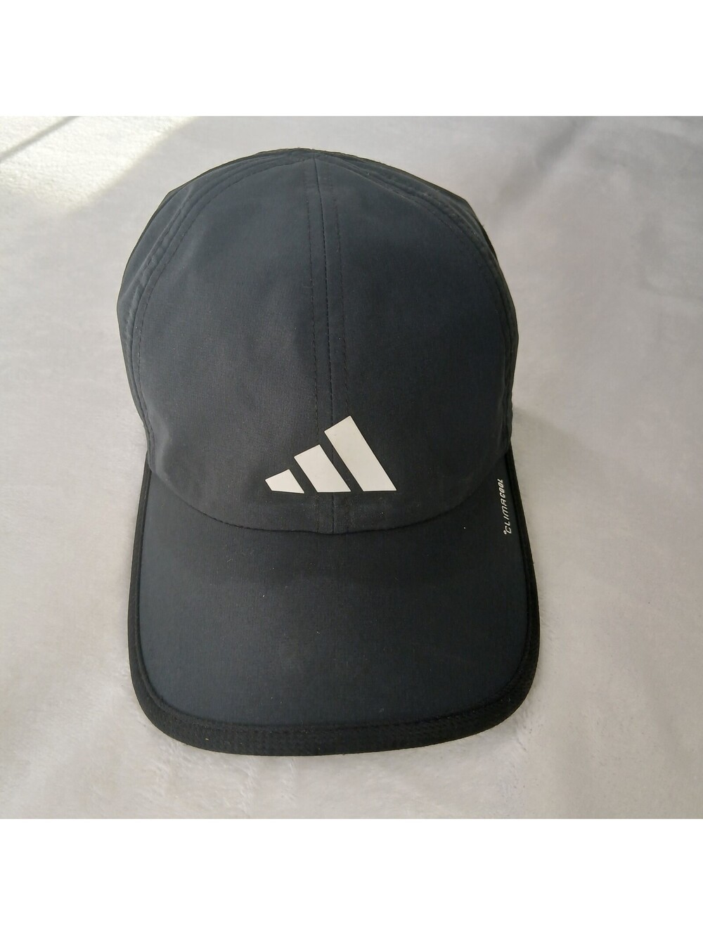 Adidas Superlite Hat Black Running Cap Adjustable Mens Womens Sport